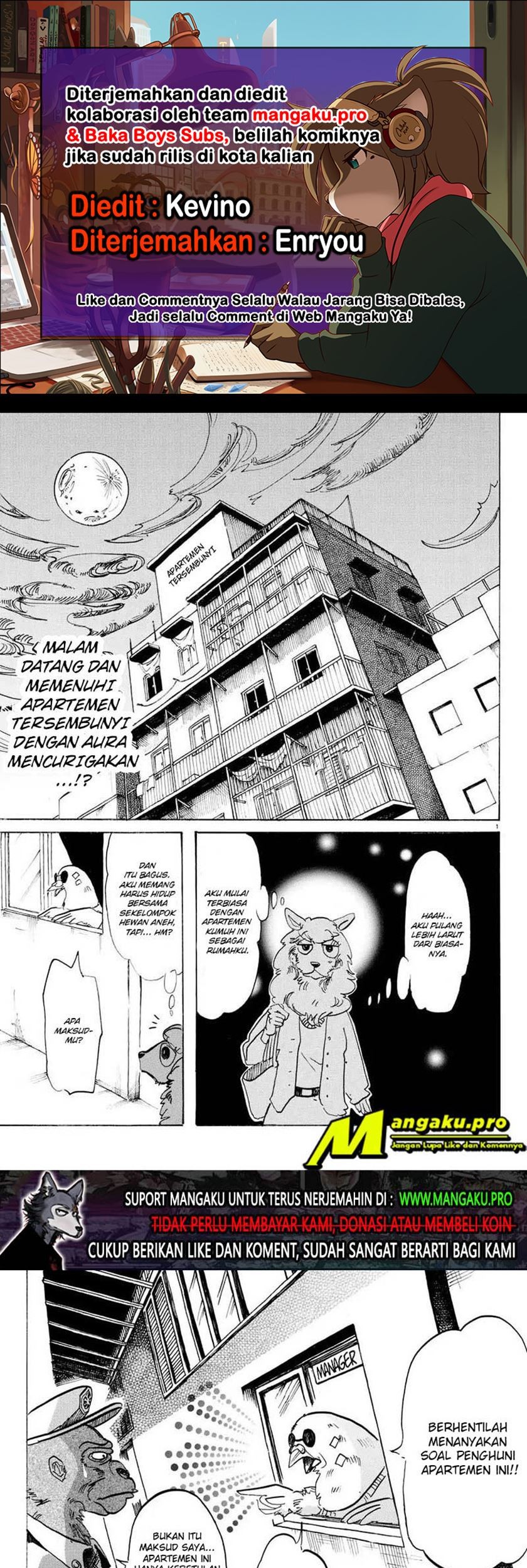 Beastars Chapter 113 - halaman 1