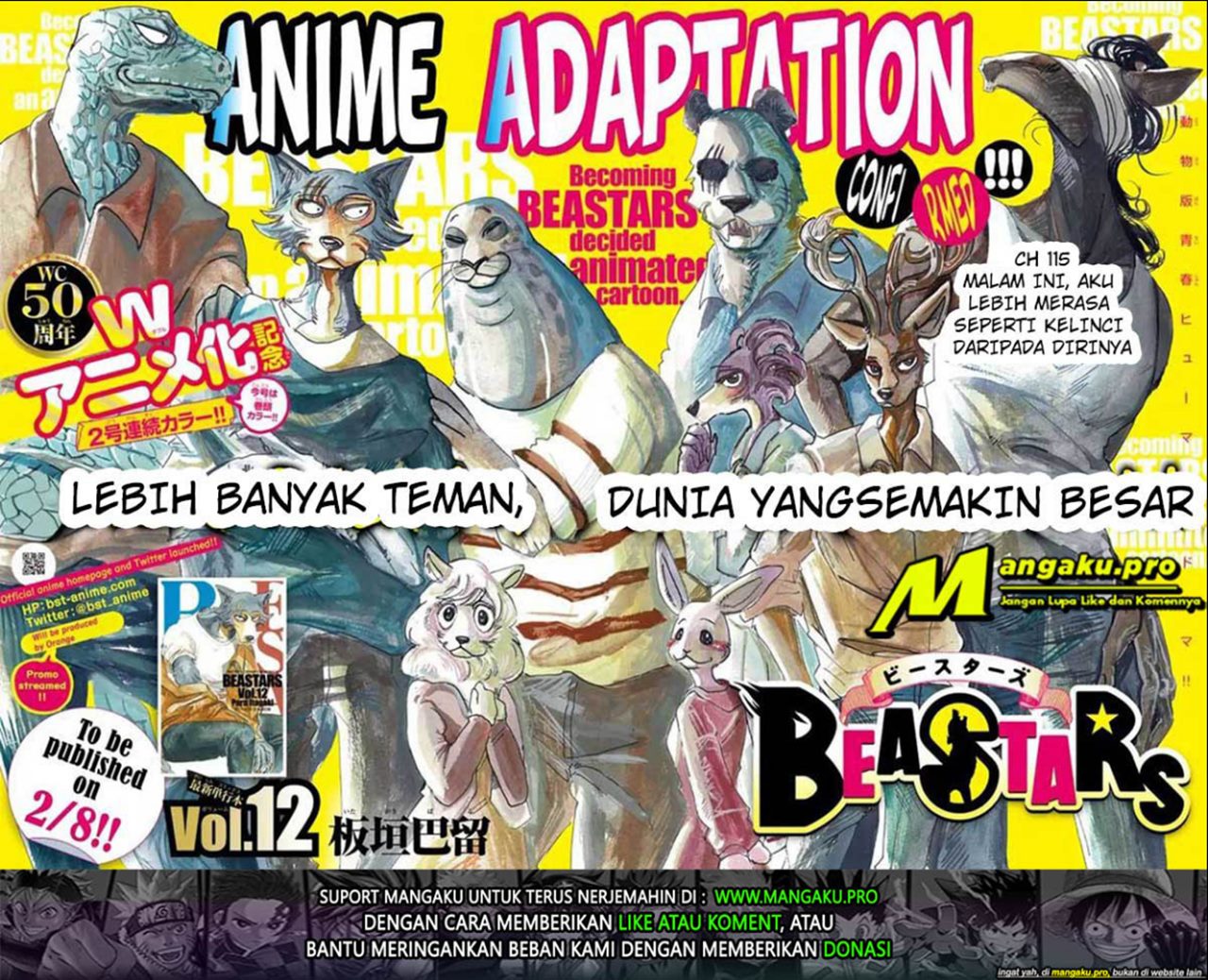 Beastars Chapter 115 - halaman 2