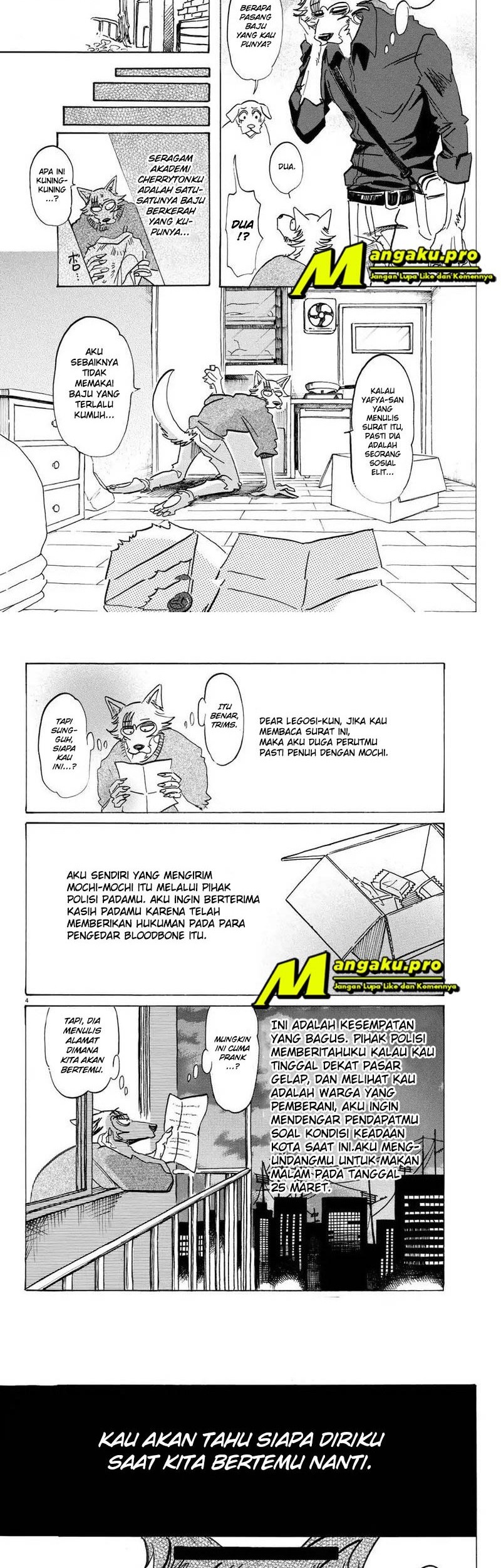 Beastars Chapter 116 - halaman 4