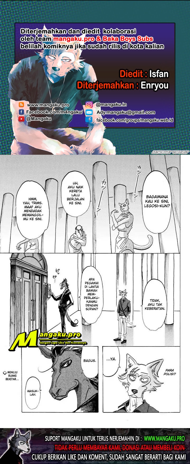 Beastars Chapter 117 - halaman 1
