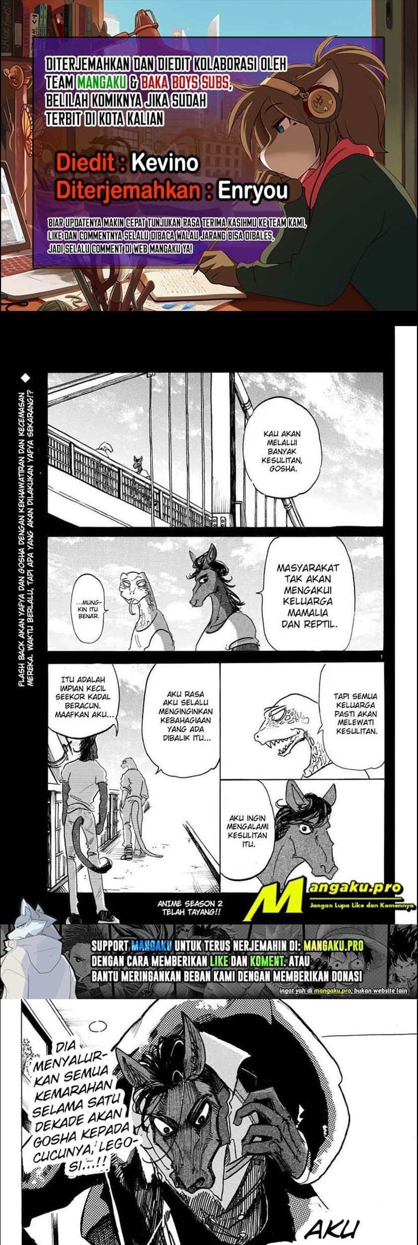 Beastars Chapter 118 - halaman 1