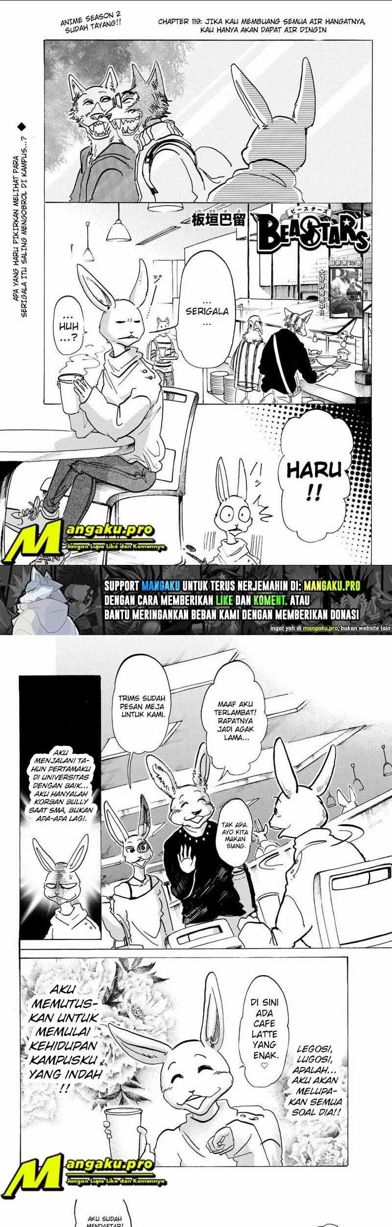 Beastars Chapter 119 - halaman 1