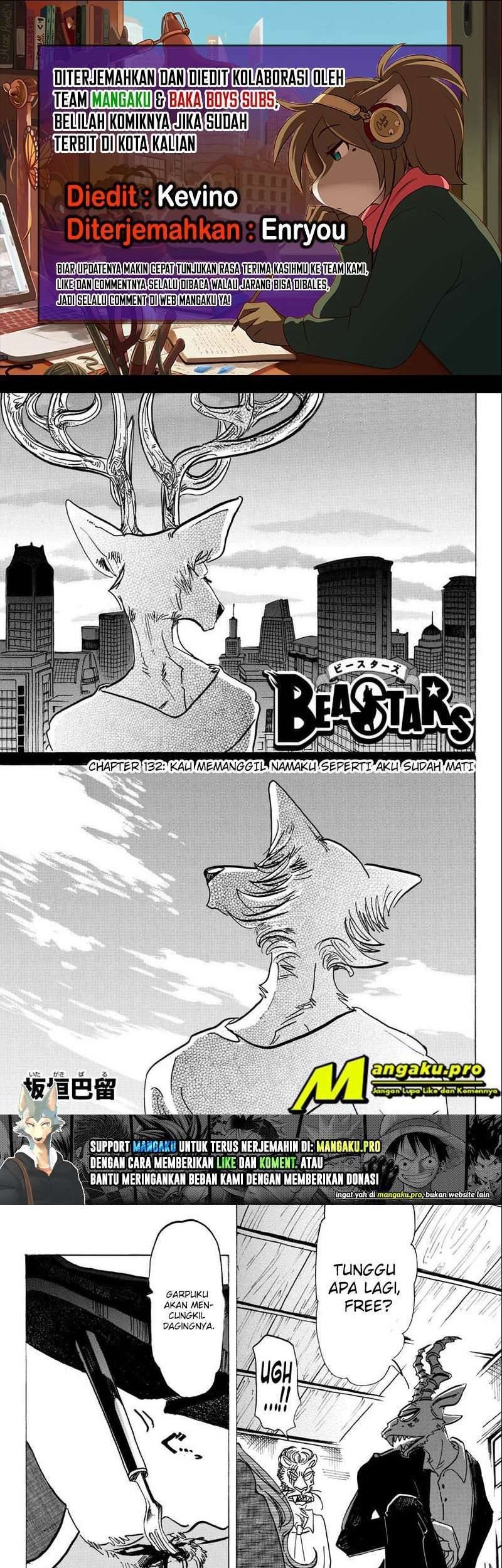 Beastars Chapter 132 - halaman 1