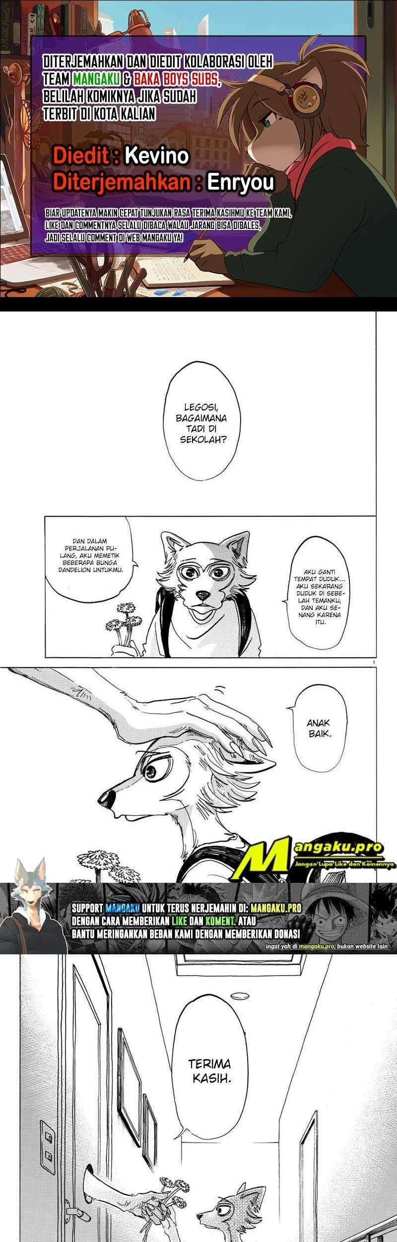 Beastars Chapter 134 - halaman 1