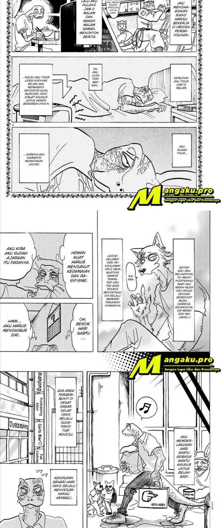 Beastars Chapter 142 - halaman 4