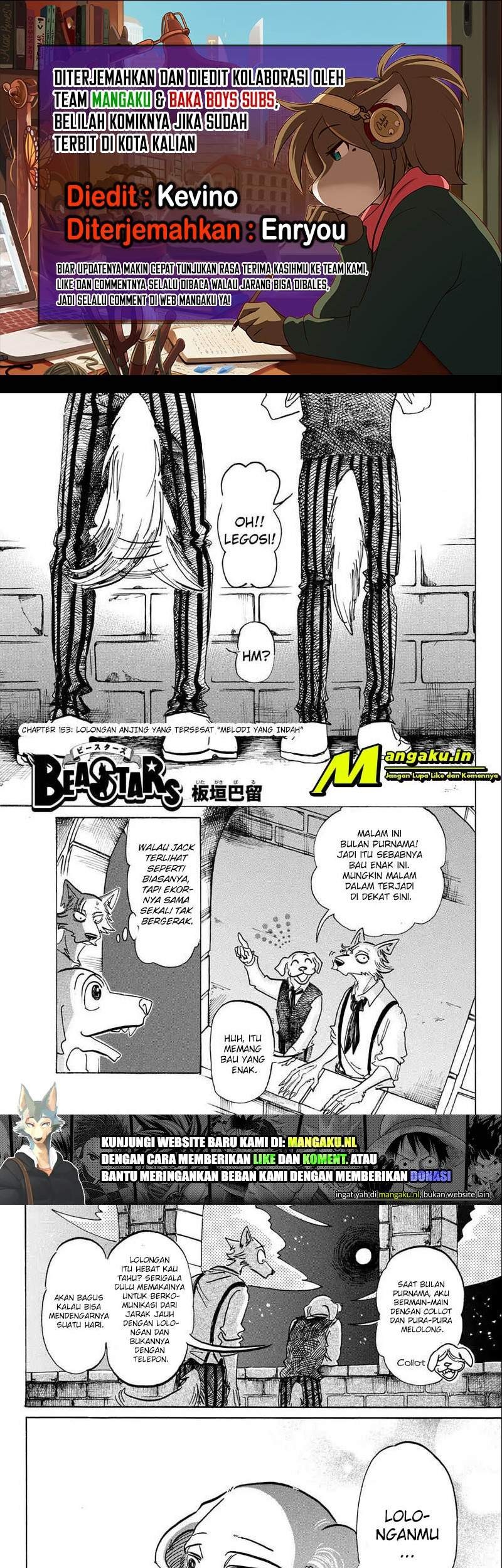 Beastars Chapter 153 - halaman 1