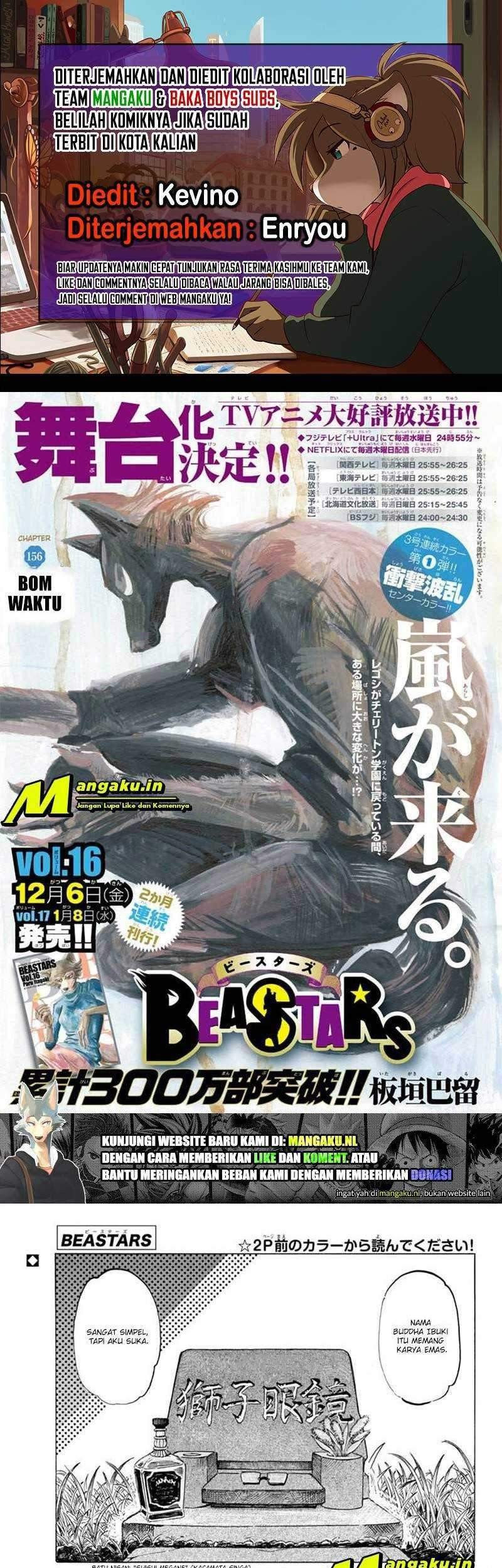 Beastars Chapter 156 - halaman 1