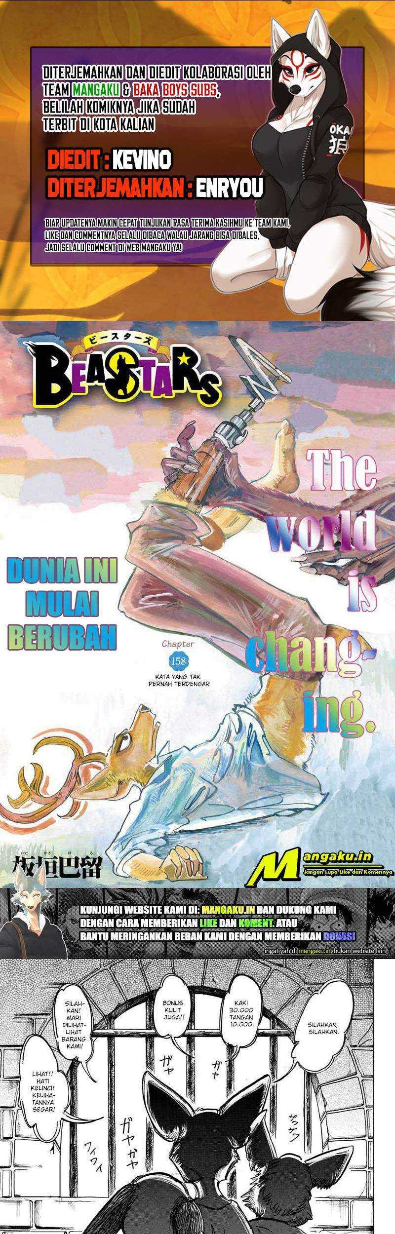 Beastars Chapter 158 - halaman 1