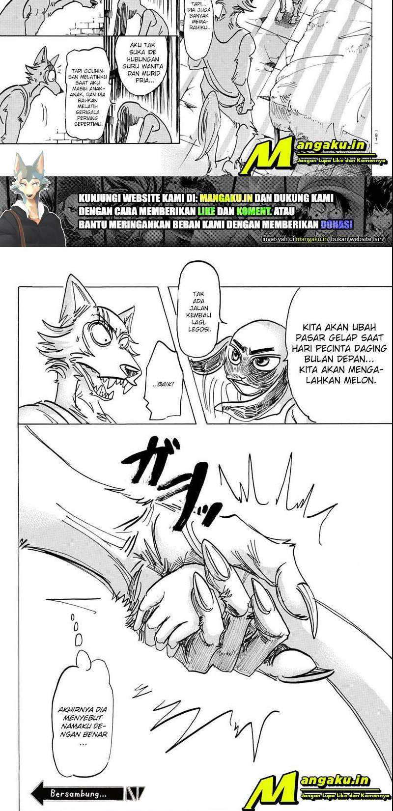 Beastars Chapter 161 - halaman 13
