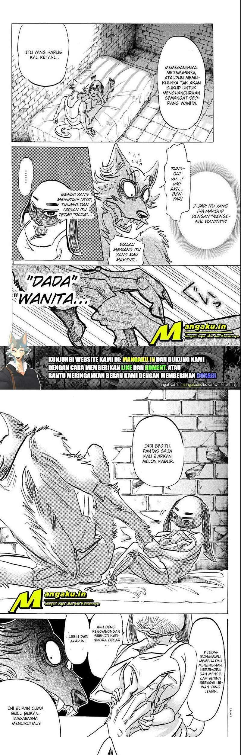 Beastars Chapter 161 - halaman 3