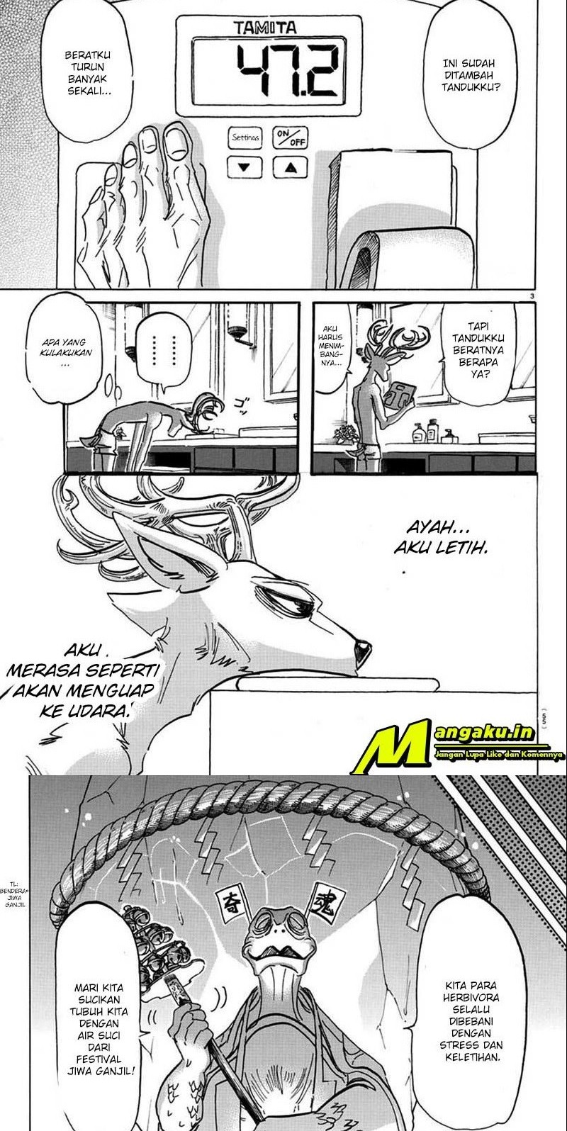 Beastars Chapter 166 - halaman 4