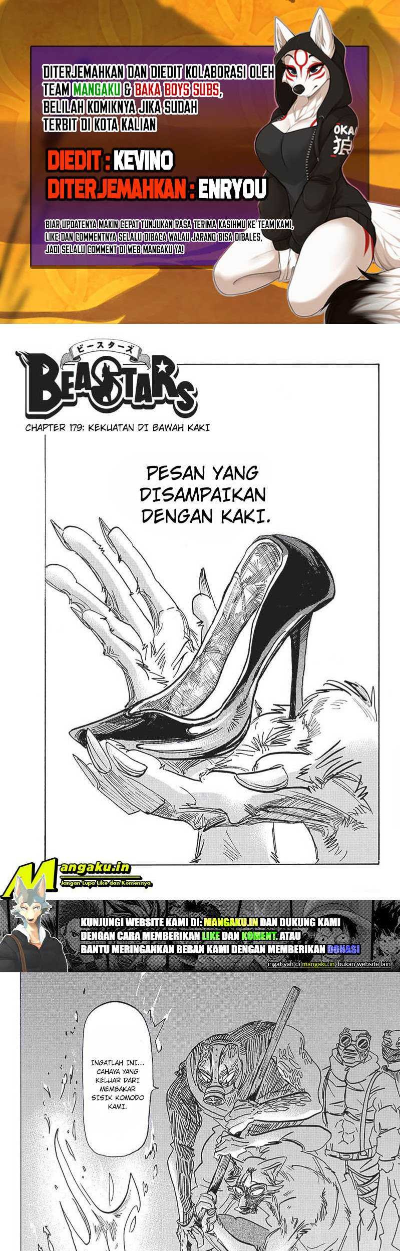Beastars Chapter 179 - halaman 1