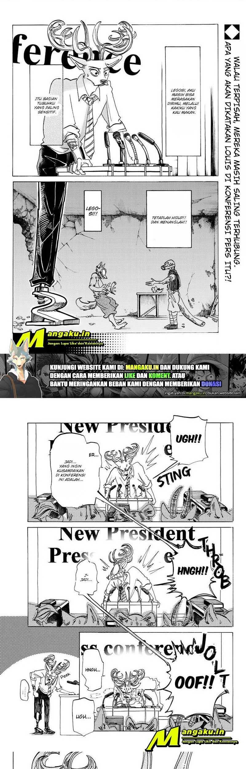 Beastars Chapter 182 - halaman 3