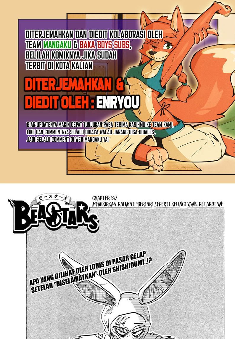 Beastars Chapter 187 - halaman 1