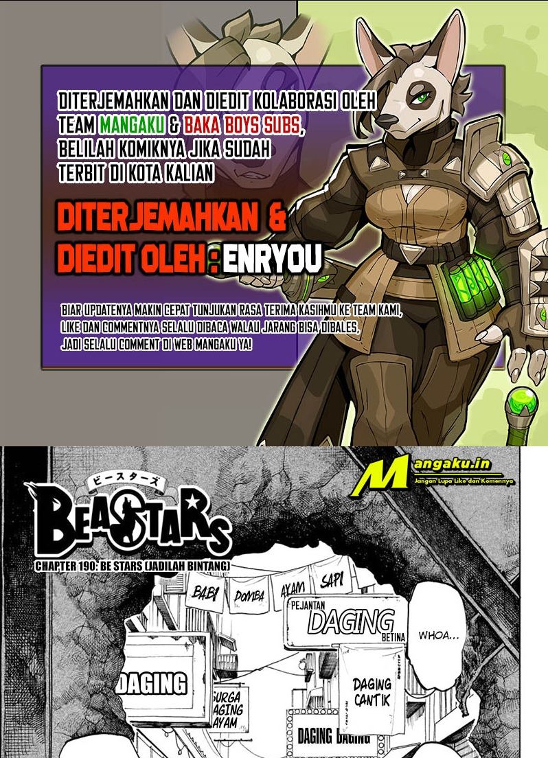 Beastars Chapter 190 - halaman 1