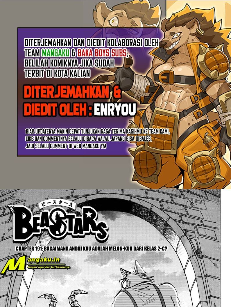 Beastars Chapter 191 - halaman 1