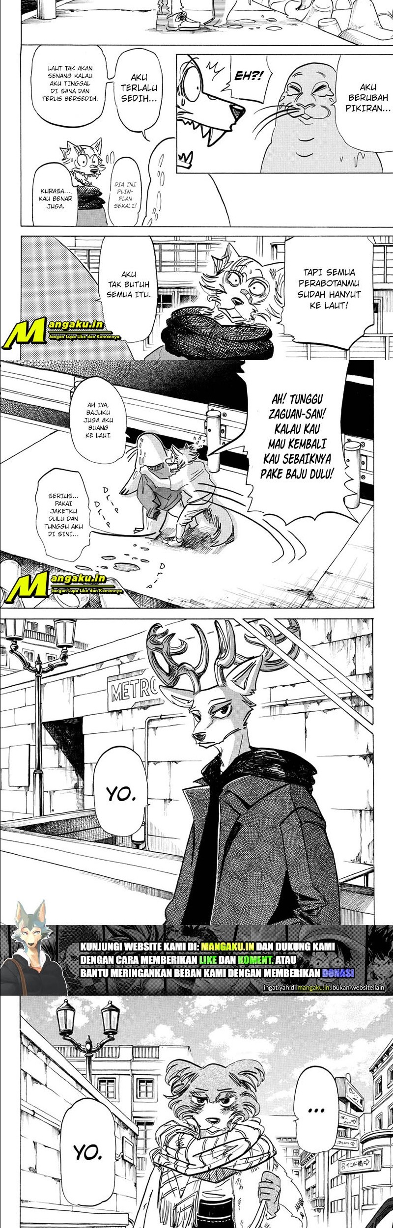 Beastars Chapter 193 - halaman 10