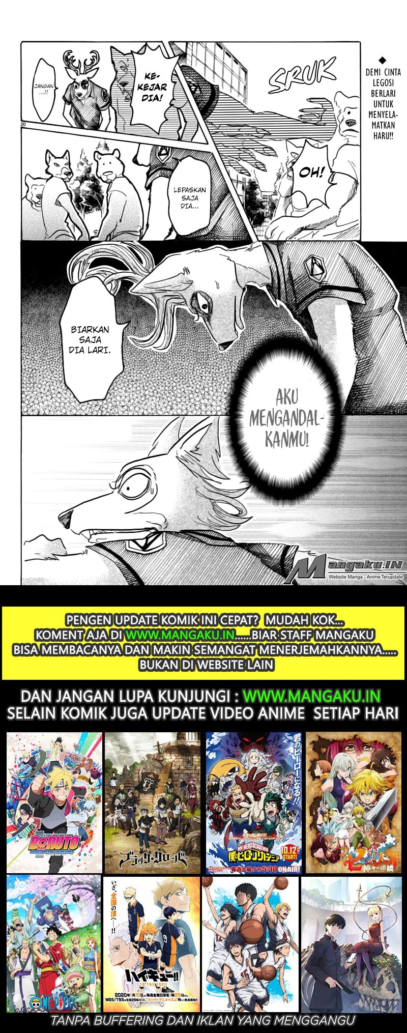 Beastars Chapter 36 - halaman 20