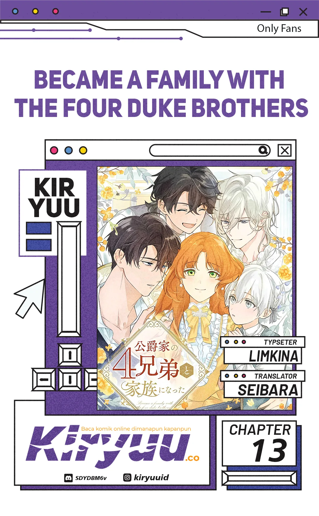 Became a Family with the Four Duke Brothers Chapter 13 - halaman 1