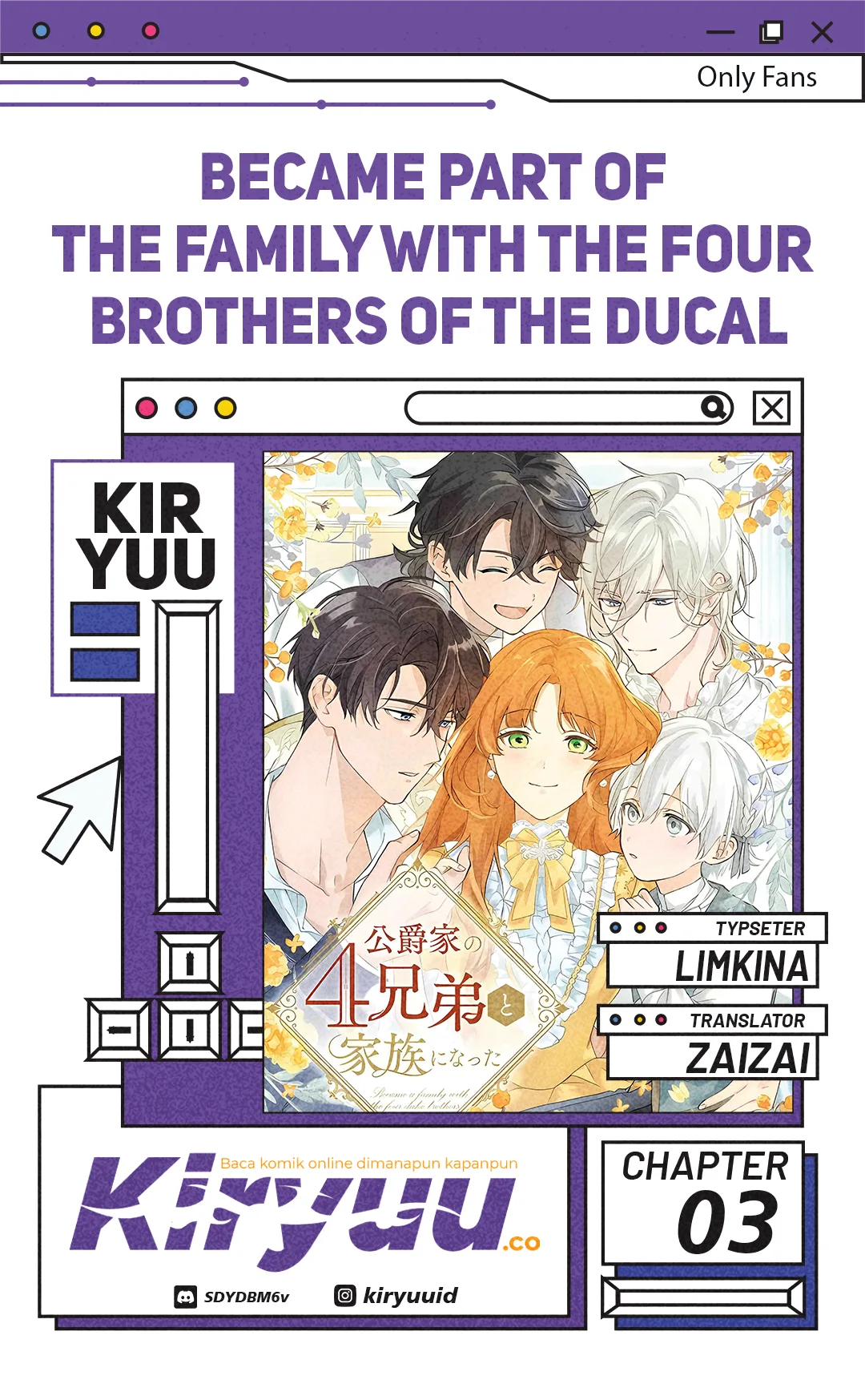 Became a Family with the Four Duke Brothers Chapter 3 - halaman 1
