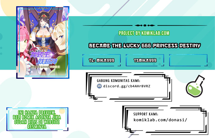 Became The Lucky 666 Princess Destiny Chapter 11 - halaman 1