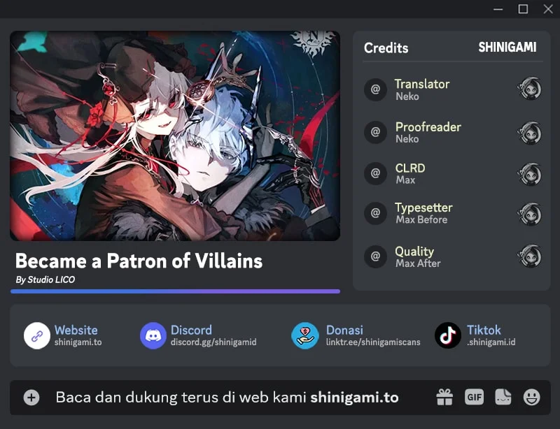 Became The Patron Of Villains Chapter 43 - halaman 1