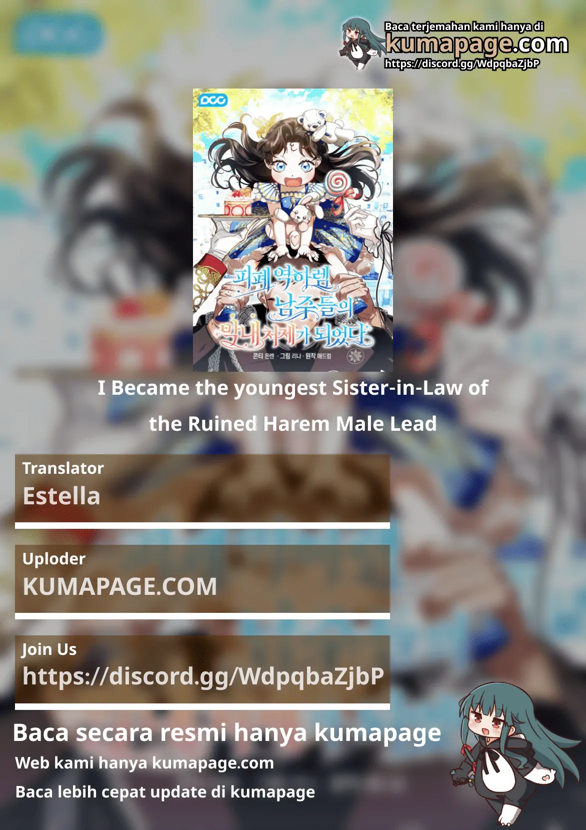 Became the youngest Sister-in-Law of the Ruined Harem Male Leads Chapter 30 - halaman 1