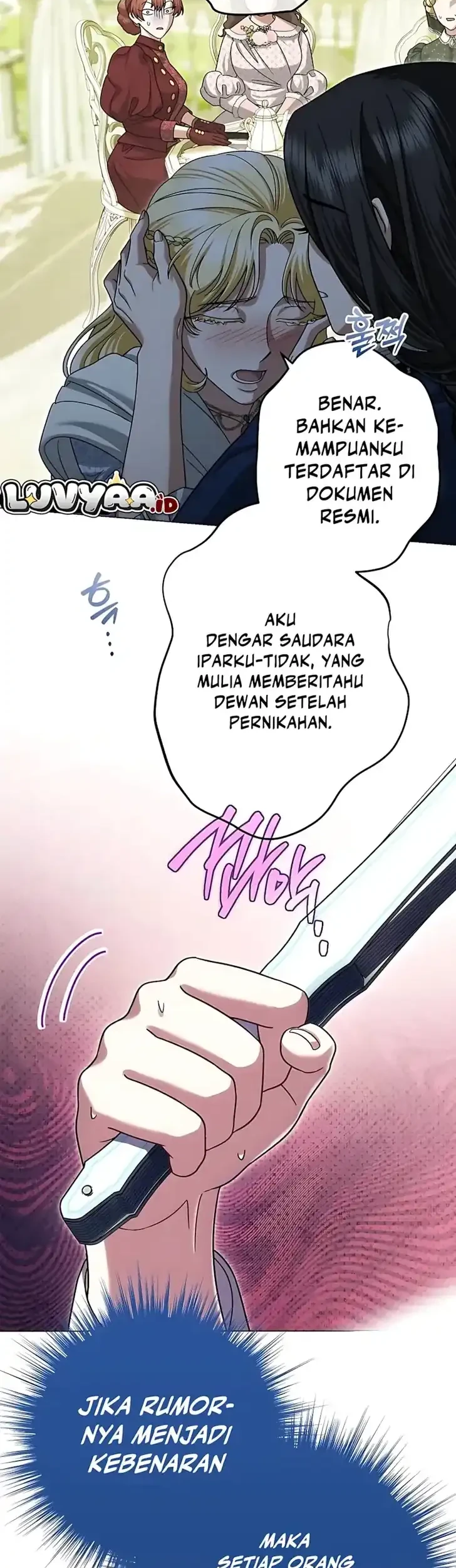 Became the youngest Sister-in-Law of the Ruined Harem Male Leads Chapter 56 - halaman 15