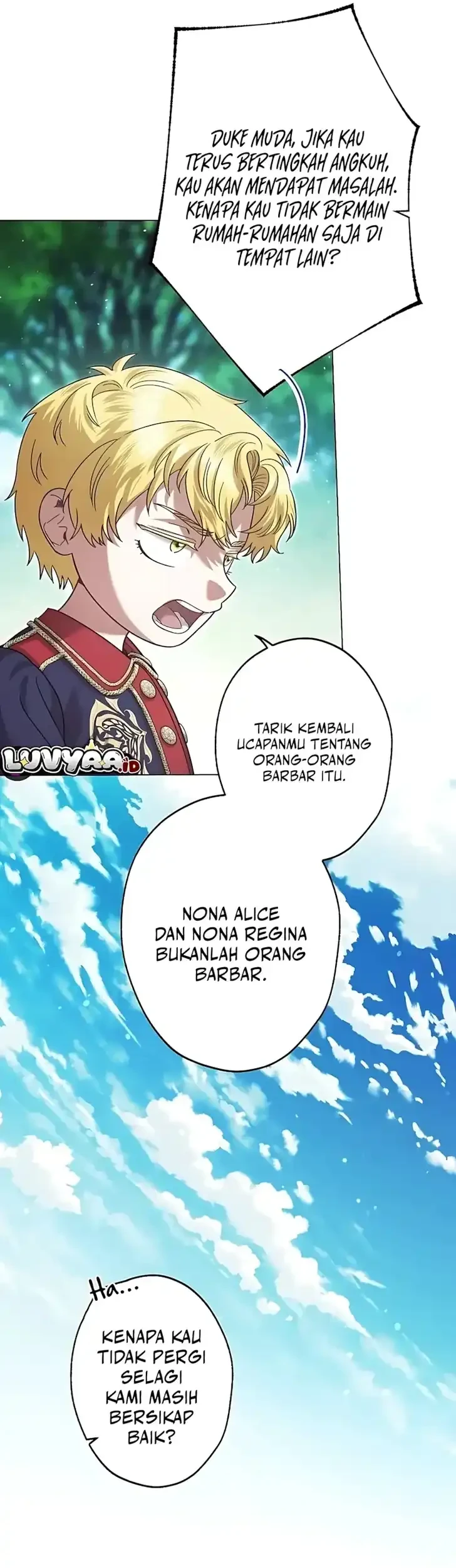 Became the youngest Sister-in-Law of the Ruined Harem Male Leads Chapter 57 - halaman 2
