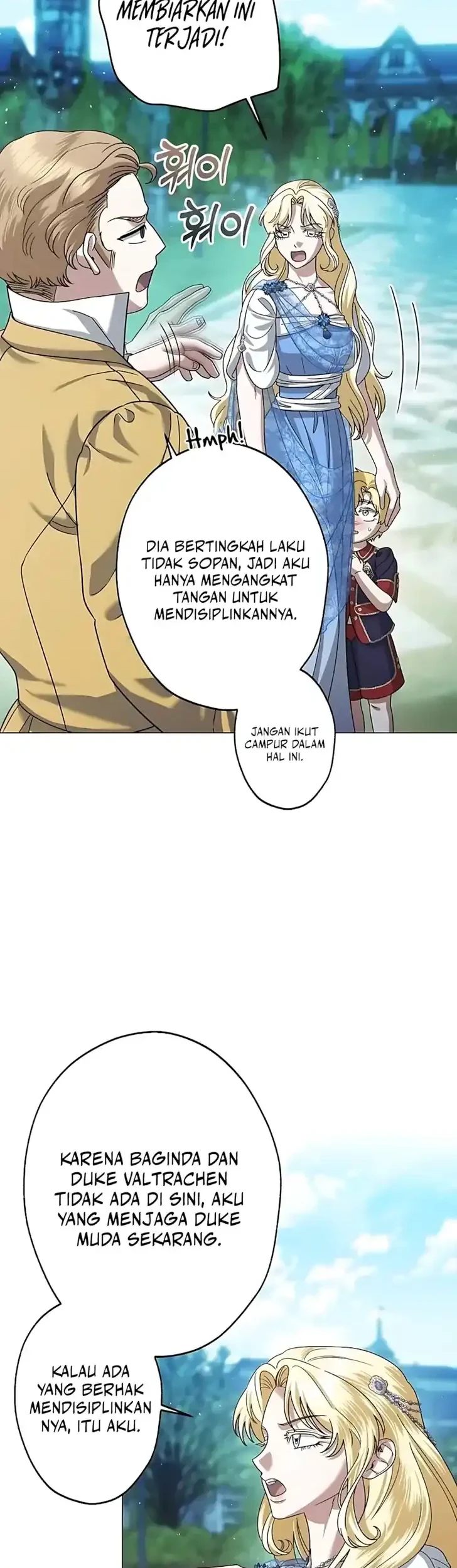 Became the youngest Sister-in-Law of the Ruined Harem Male Leads Chapter 57 - halaman 9