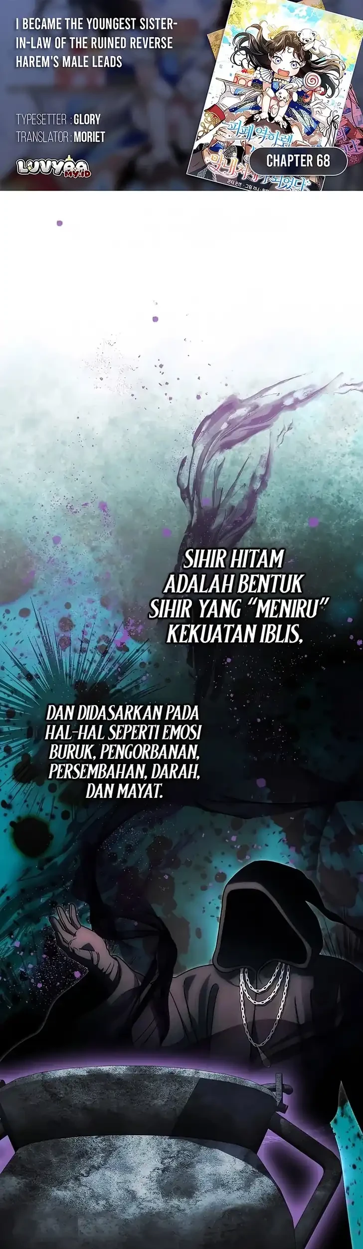 Became the youngest Sister-in-Law of the Ruined Harem Male Leads Chapter 68 - halaman 1
