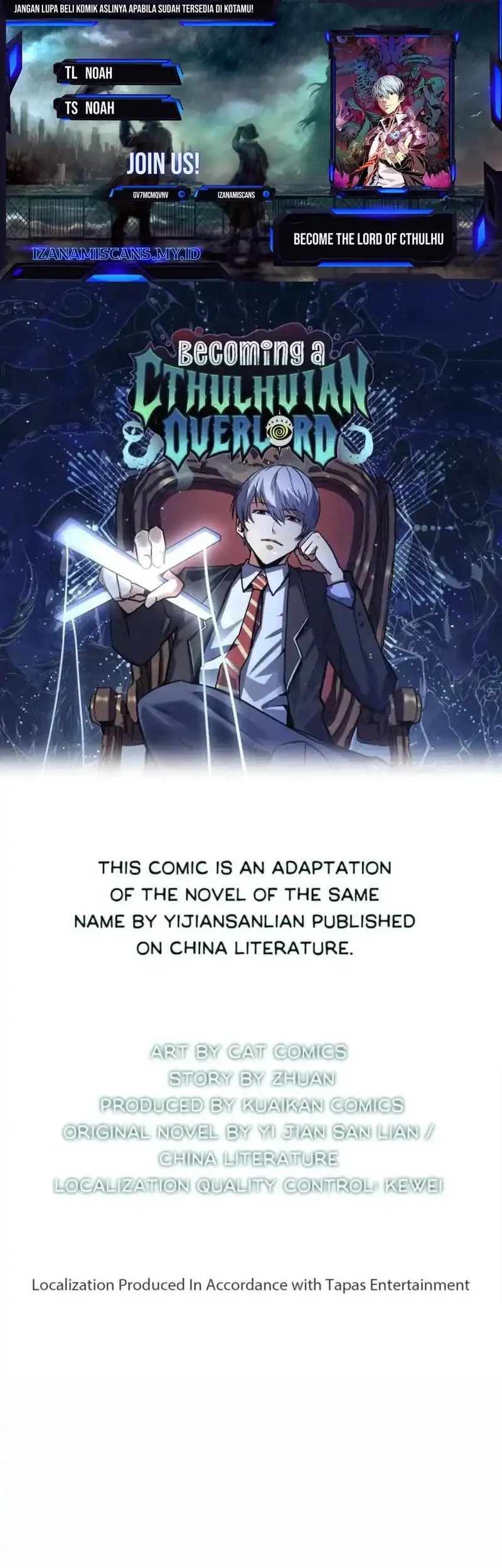 Become The Lord Of Cthulhu Chapter 27 - halaman 1