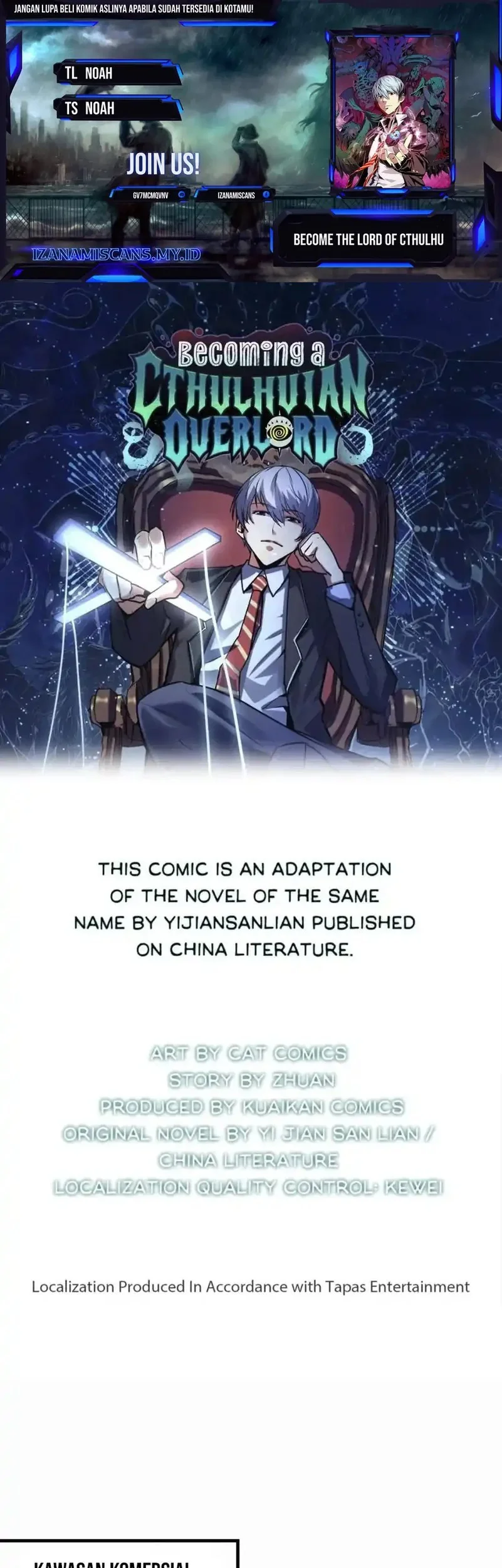 Become The Lord Of Cthulhu Chapter 29 - halaman 1