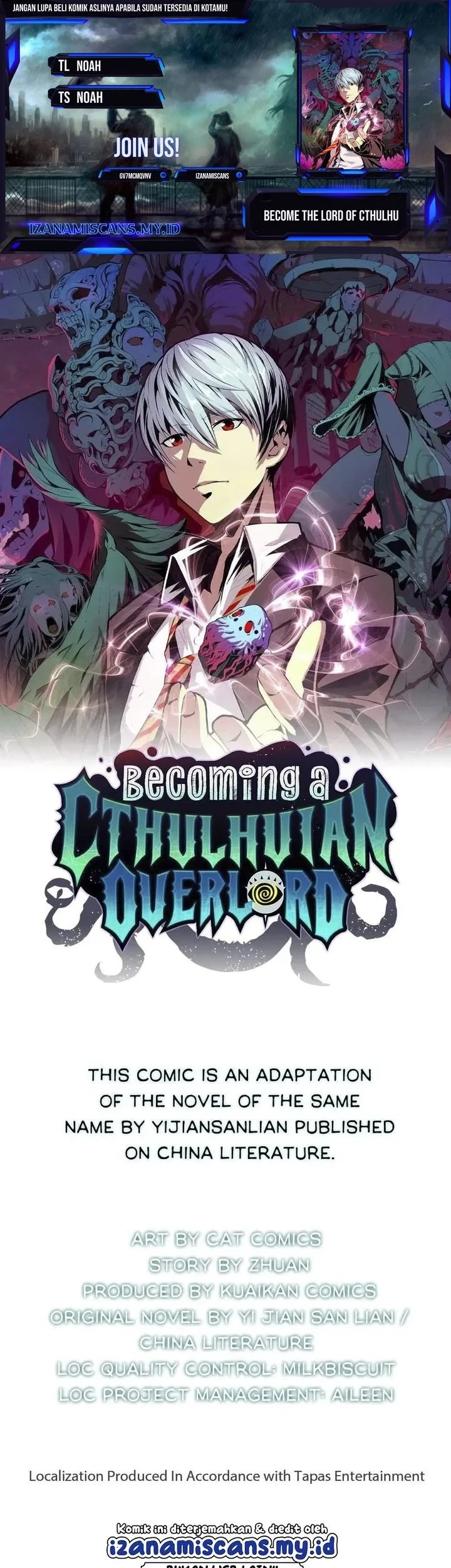 Become The Lord Of Cthulhu Chapter 42 - halaman 1