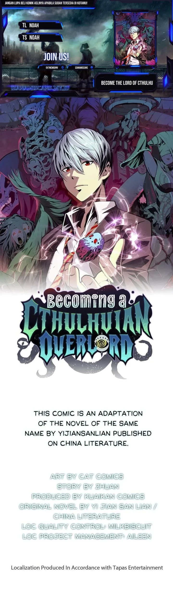 Become The Lord Of Cthulhu Chapter 48 - halaman 1