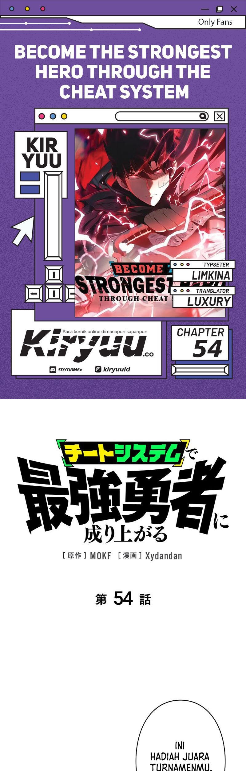 Become the Strongest Hero Through the Cheat System Chapter 54 - halaman 1