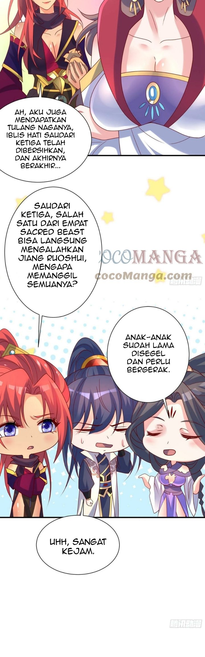 Becoming A God By Teaching Six Sisters Chapter 42 - halaman 28