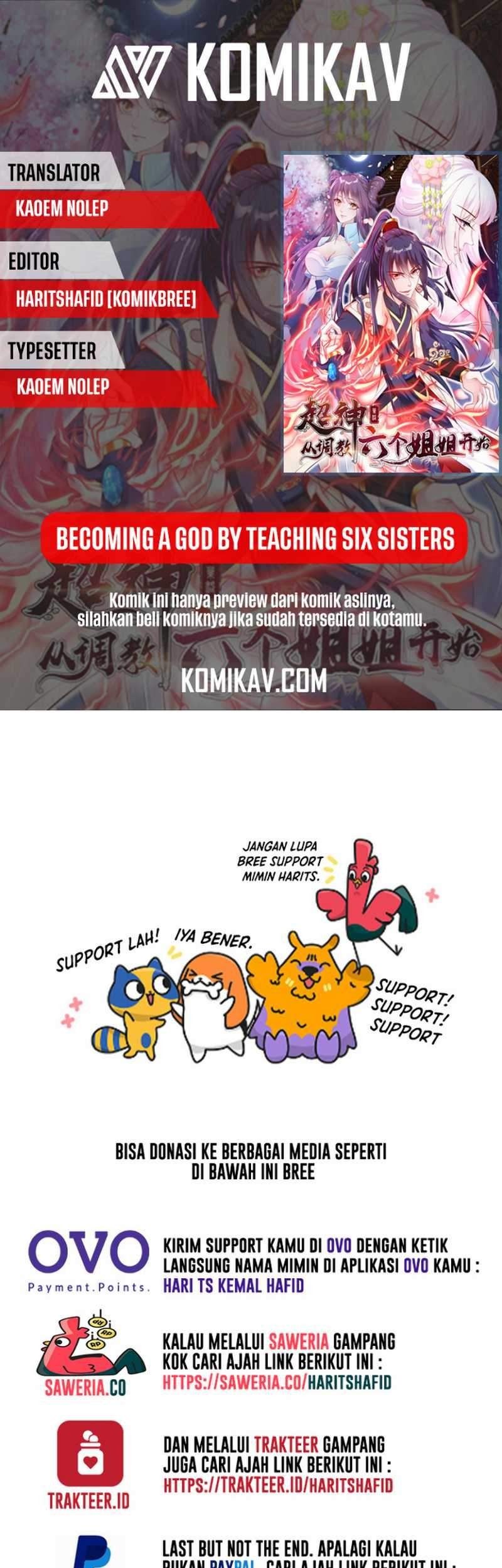 Becoming A God By Teaching Six Sisters Chapter 7 - halaman 1