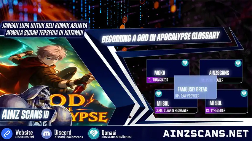 Becoming a God in Apocalypse Glossary Chapter 48 - halaman 2