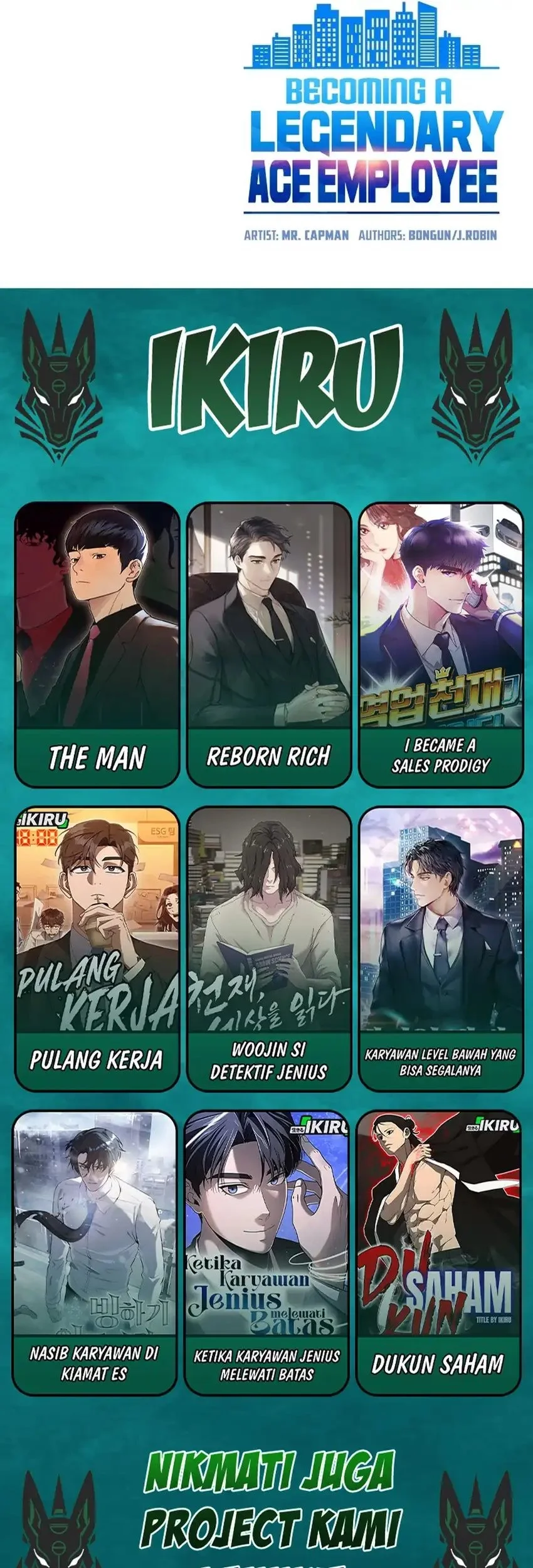 Becoming a Legendary Ace Employee Chapter 109 - halaman 101