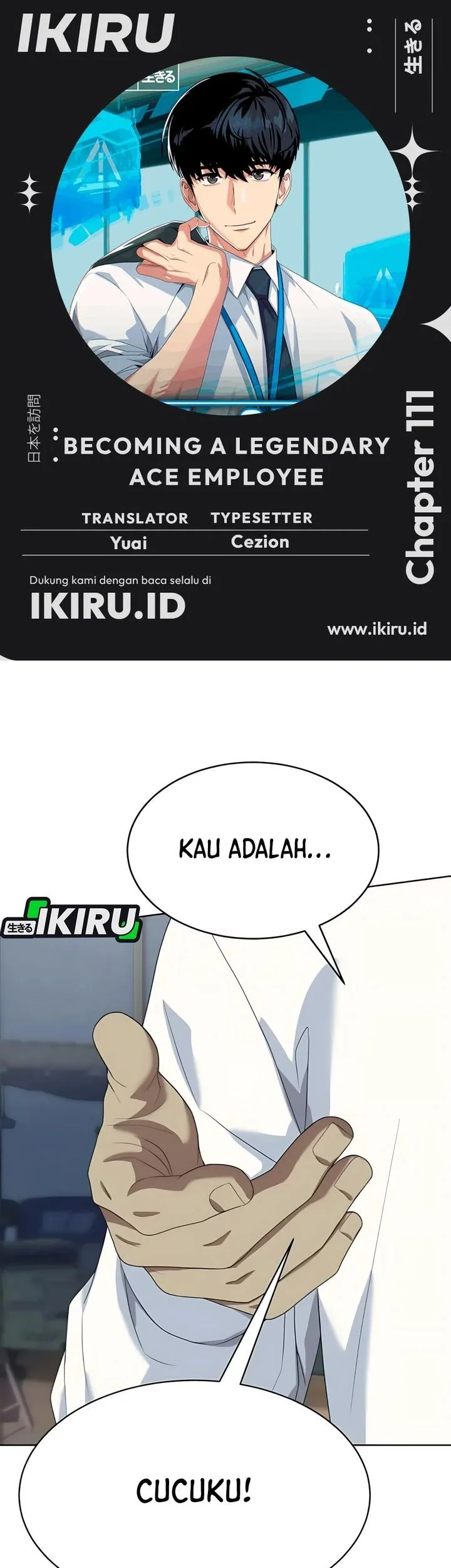 Becoming a Legendary Ace Employee Chapter 111 - halaman 1