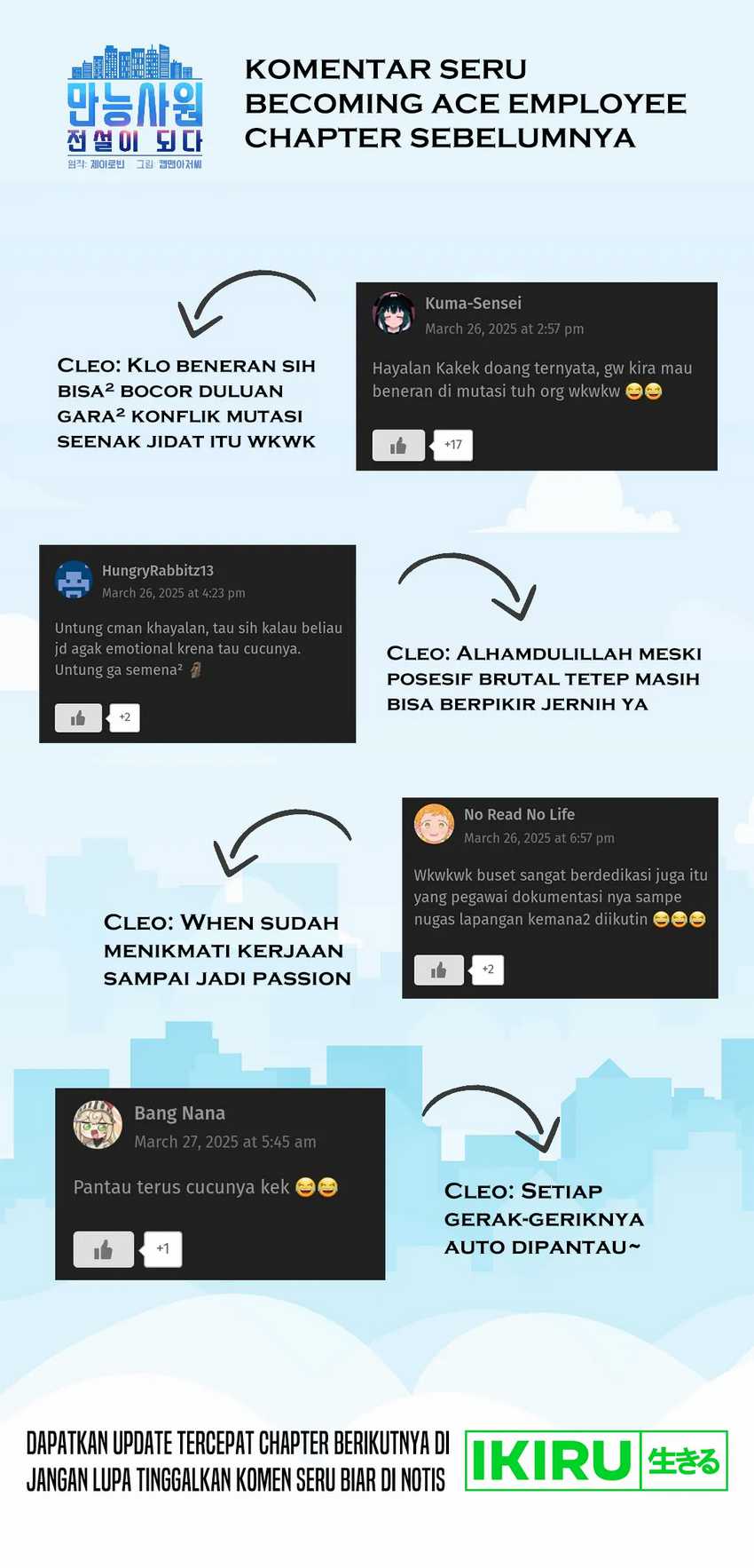 Becoming a Legendary Ace Employee Chapter 75 - halaman 67