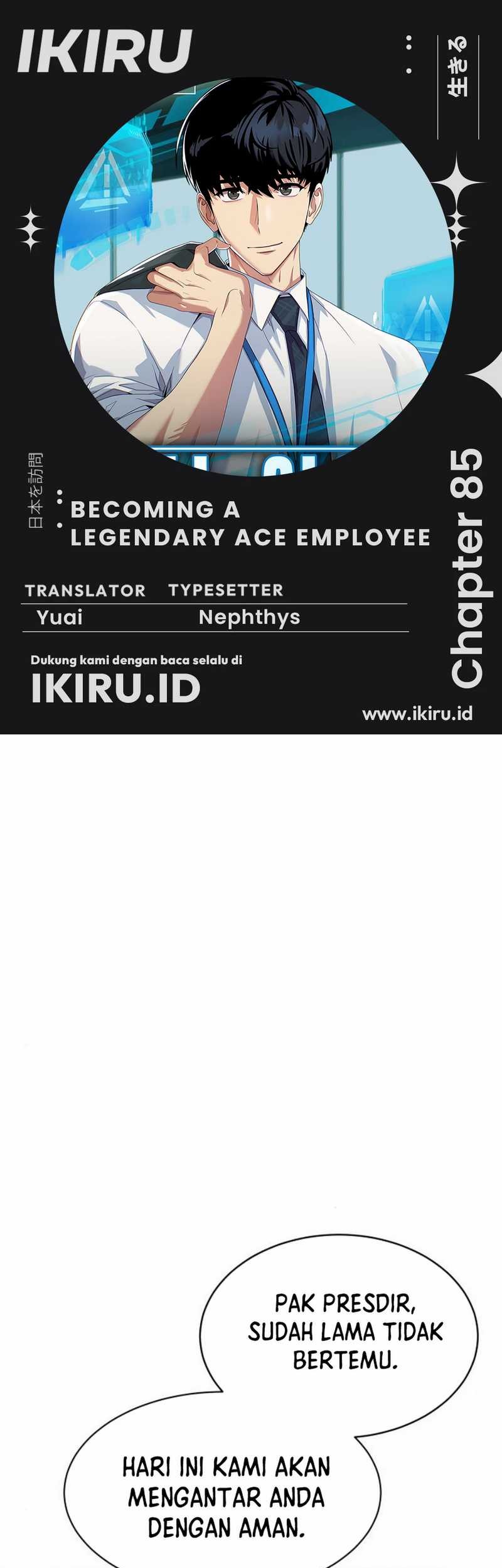 Becoming a Legendary Ace Employee Chapter 85 - halaman 1