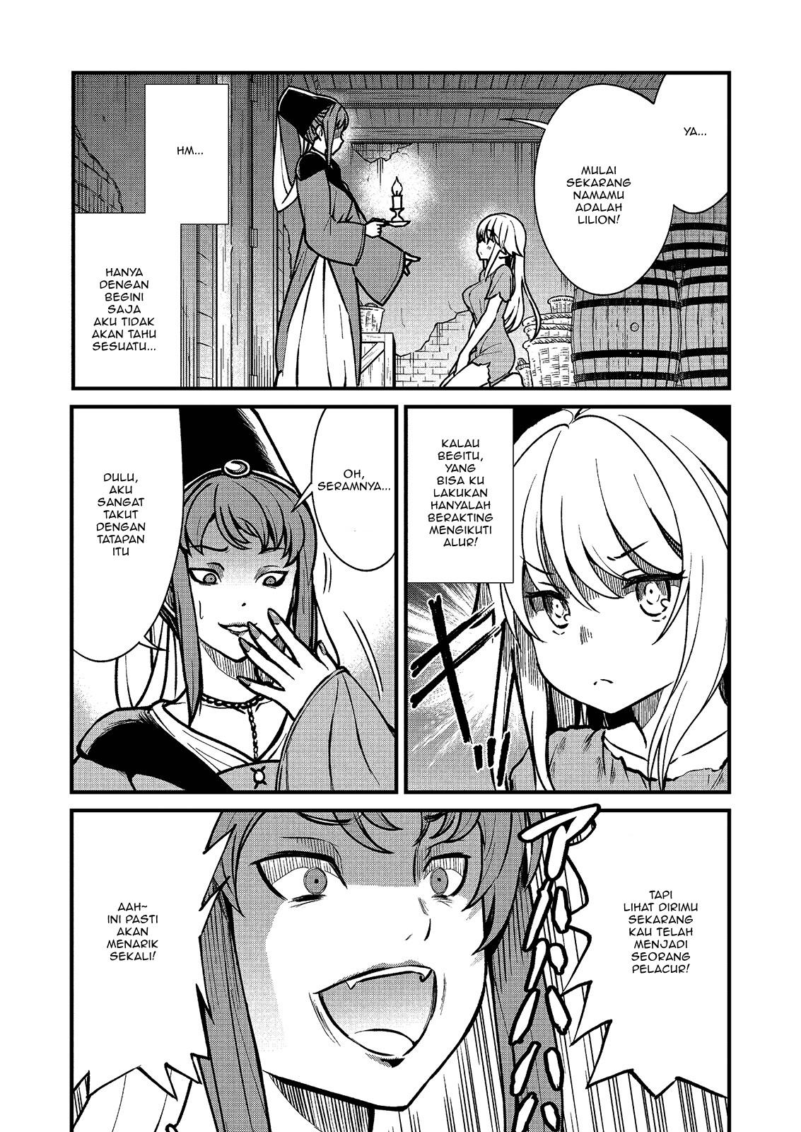 Becoming Princess Knight and Working at Yuri Brothel Chapter 1 - halaman 9