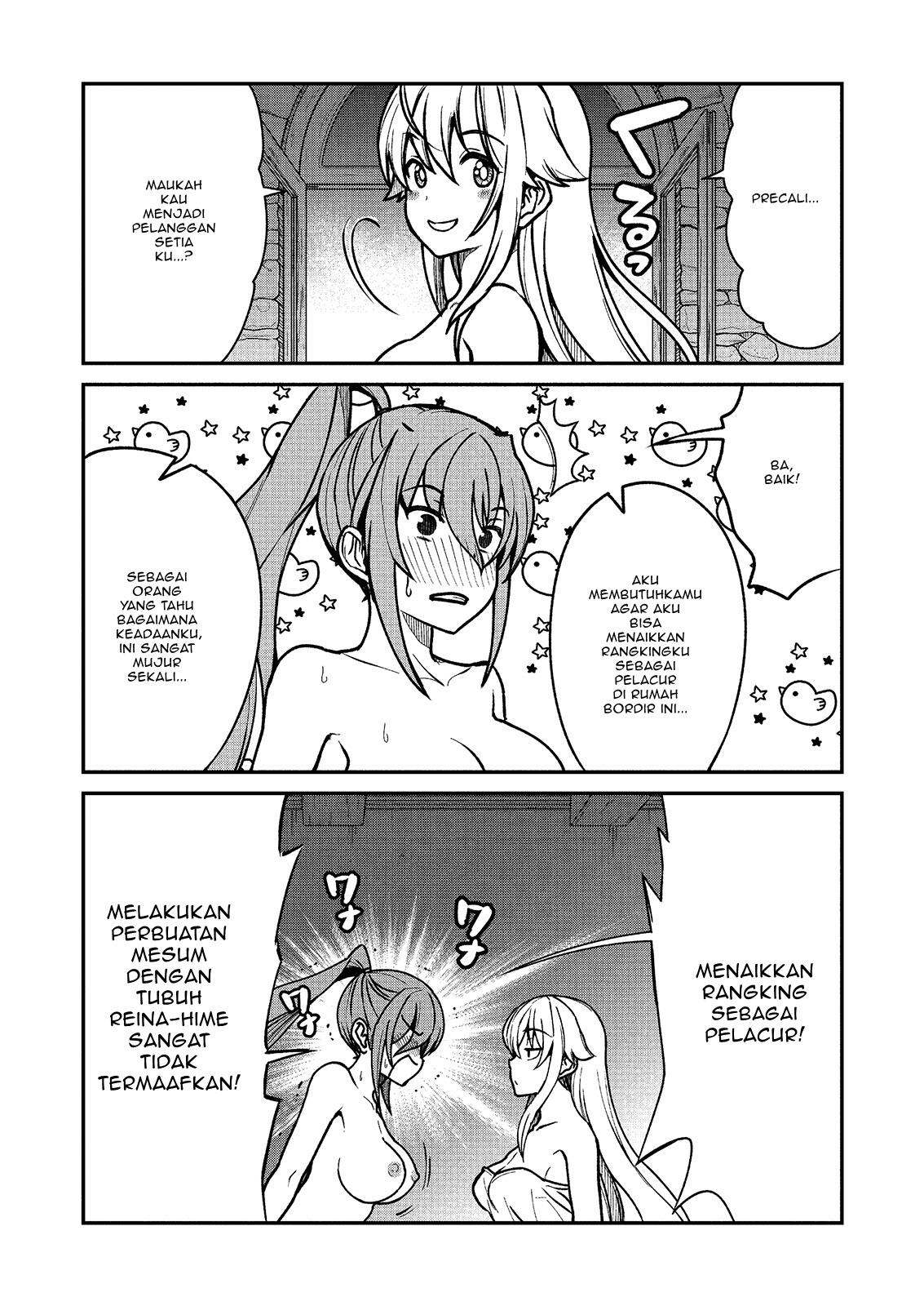 Becoming Princess Knight and Working at Yuri Brothel Chapter 2 - halaman 20