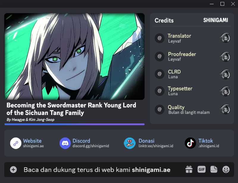 Becoming the Swordmaster Rank Young Lord of the Sichuan Tang Family Chapter 39 - halaman 1