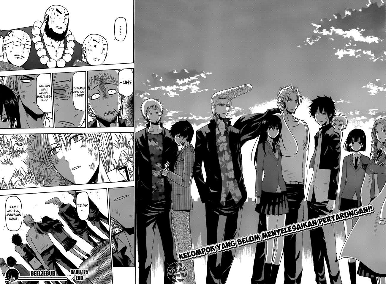Beelzebub Chapter 175 - halaman 17