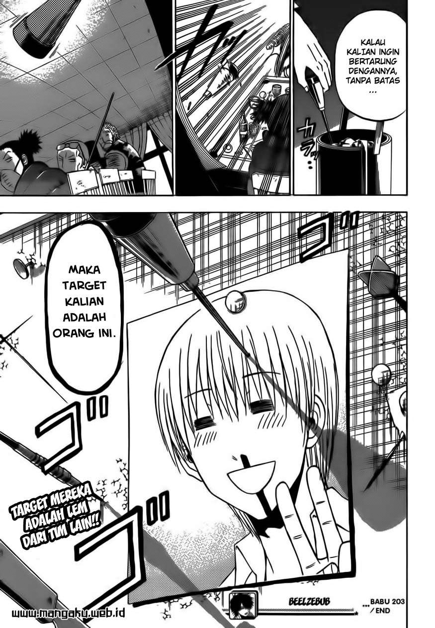 Beelzebub Chapter 203 - halaman 17