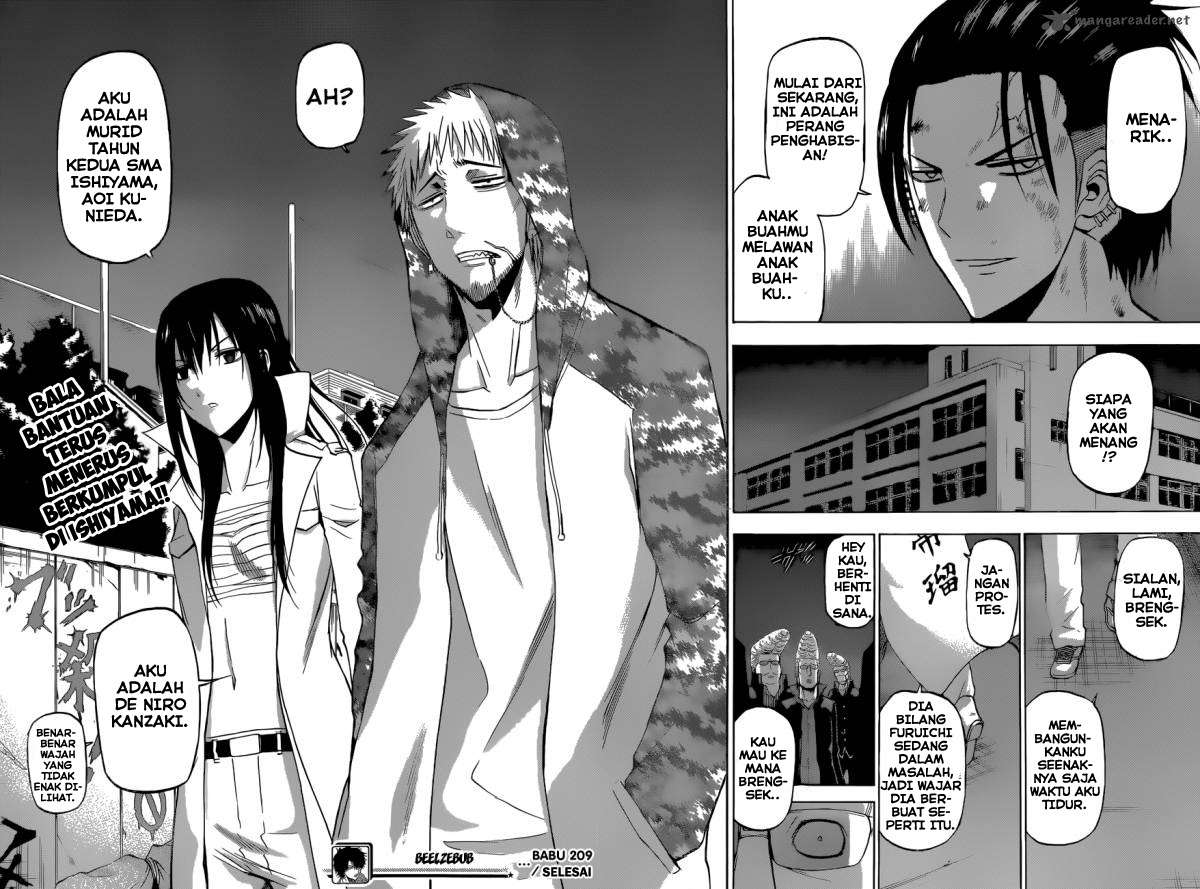 Beelzebub Chapter 209 - halaman 18