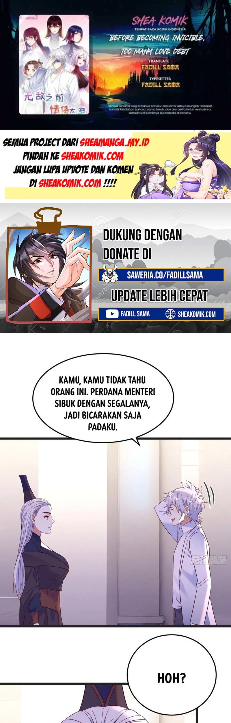Before Becoming Invincible, Too Many Love Chapter 70 - halaman 1